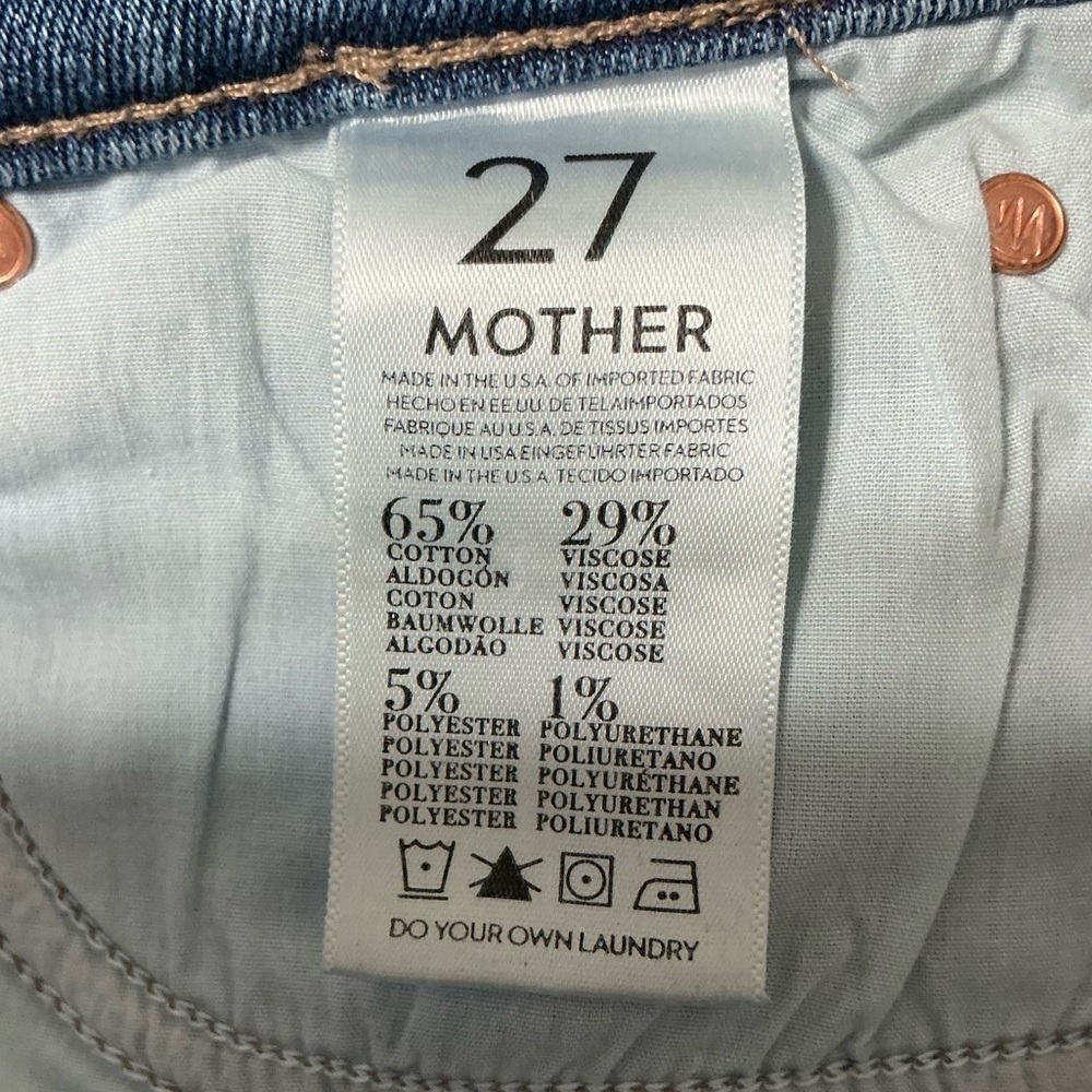 MOTHER The Rascal Ankle in Strangers with Candy size 27 - Picture 9 of 12